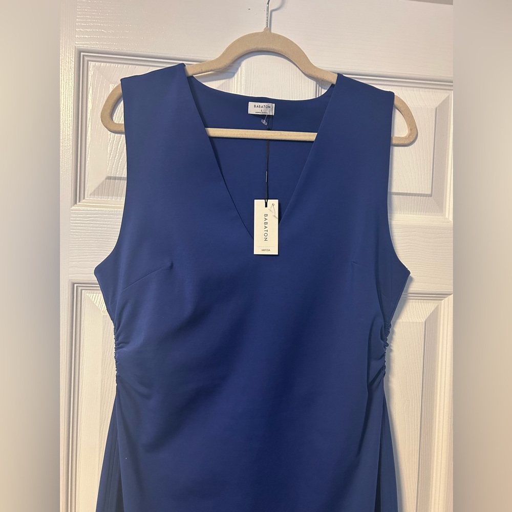 Babaton Royal Blue Sleeveless Midi Dress - Picture 10 of 10